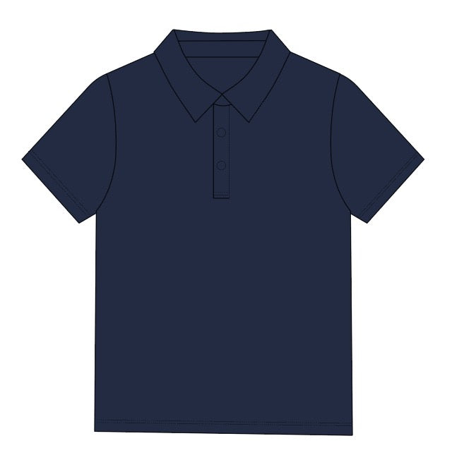 The Finn Polo in Harbor Blue
